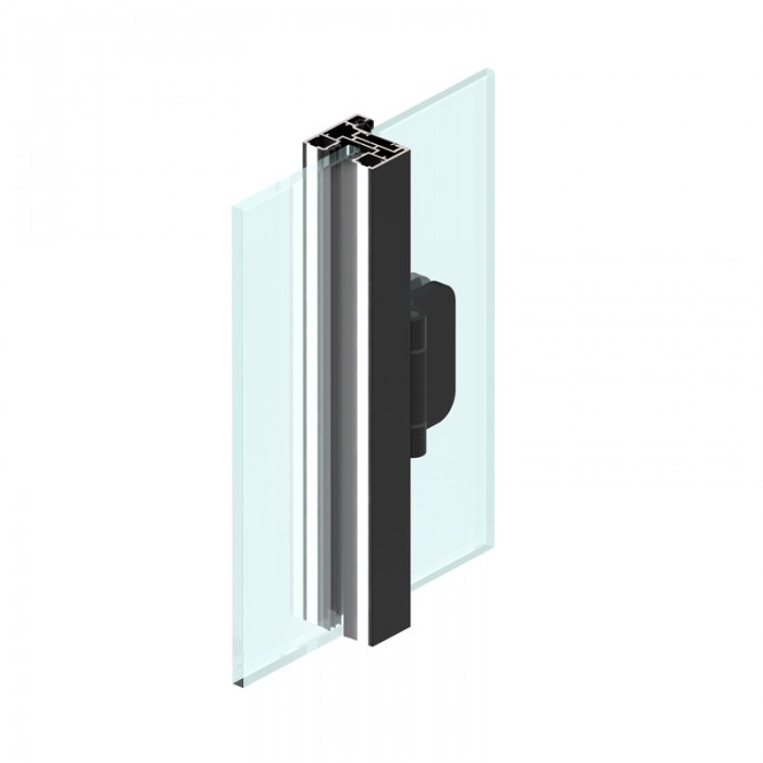 LED Door Frame Profile - Black