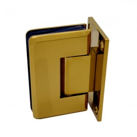 Shannon Range - Wall To Glass Shower Hinge - Polished Brass