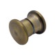 38mm x 20mm Shower Door Knob - Antique Brass