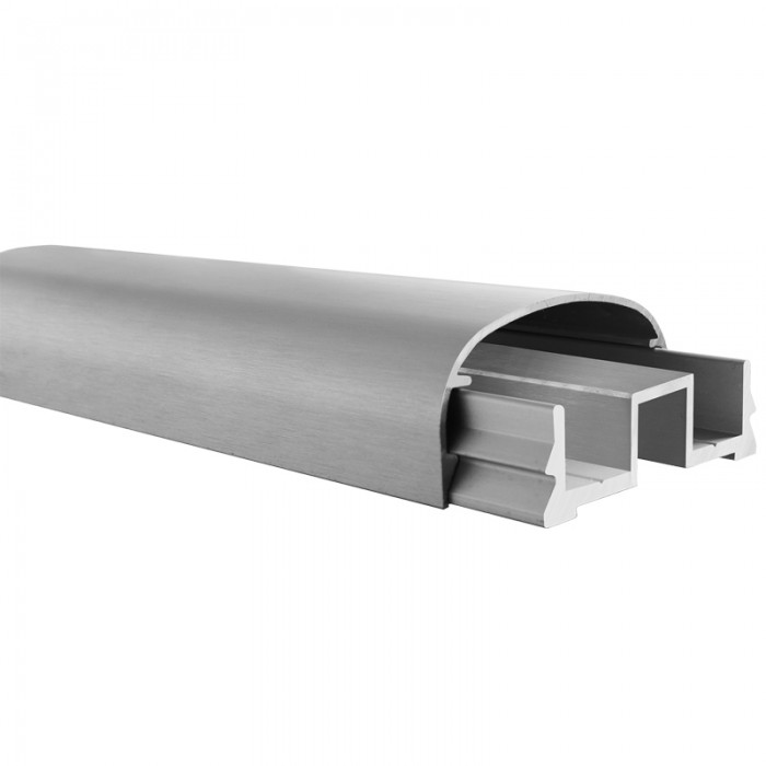 EaziRail Handrail Base Profile - 3000mm - Anodised