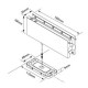 Hydraulic Bottom Patch Door Kit Incl. Top Patch & Pivot - BK
