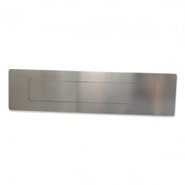 Letter Plate For A Frameless Glass Door - 10 - 12mm thick