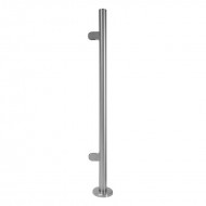 1100mm End Type Balustrade Post Incl. Clamps For 10mm Glass
