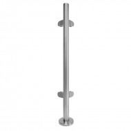 1100mm 90 Degree Balustrade Post Inc. Clamps For 10mm Glass