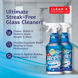 Repel Glass & Surface Cleaner & Protector