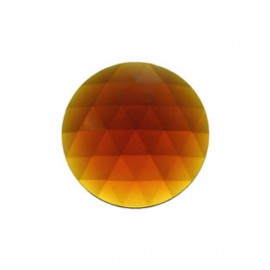 50mm Faceted Amber