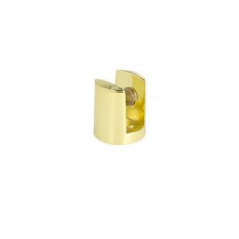 Round Shelf Support - 8mm to 10mm Glass - Gold Finish