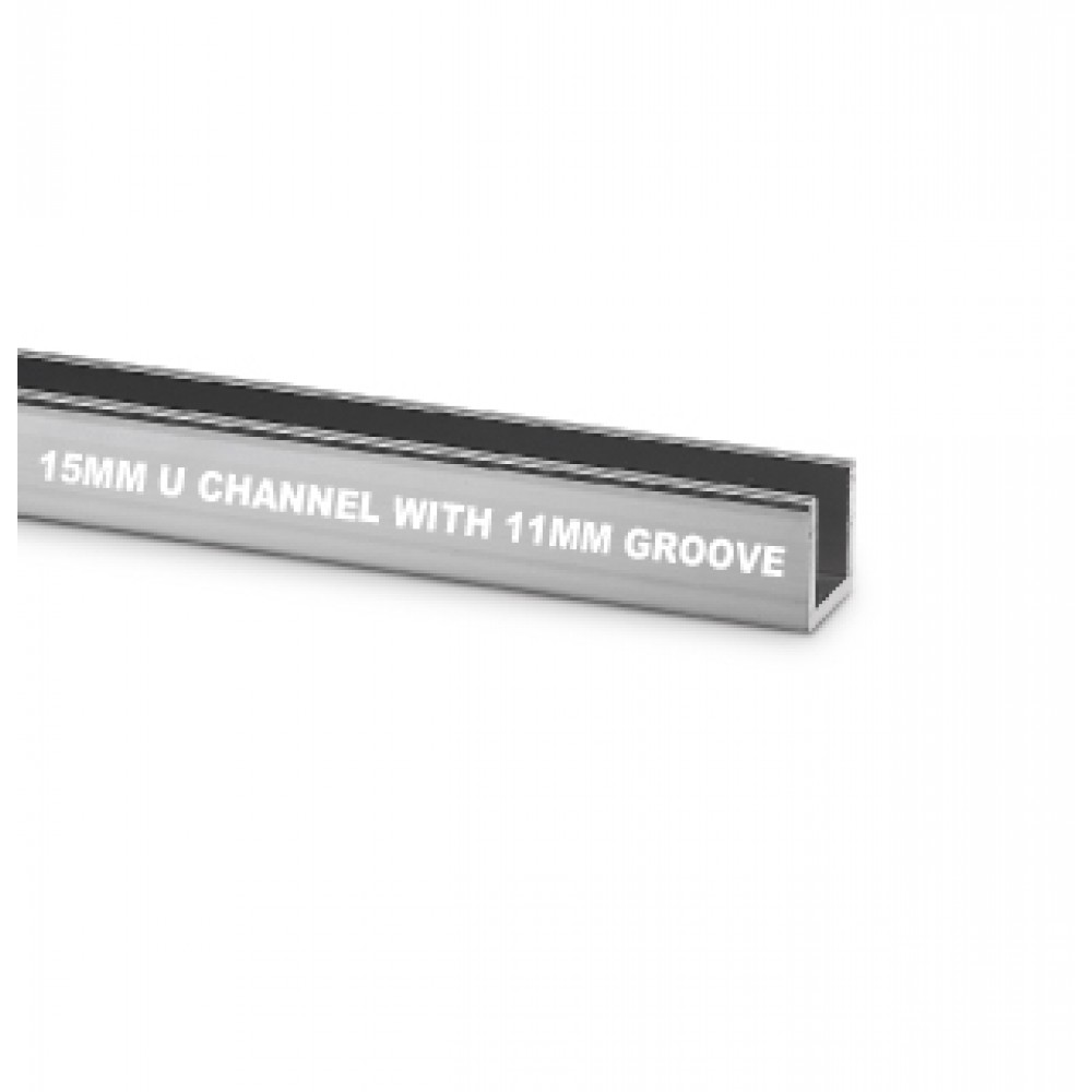 15mm U Channel With 11mm Groove