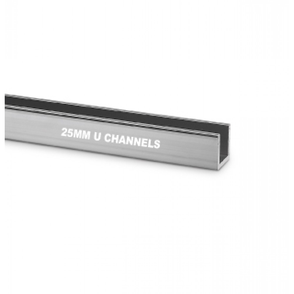 25mm U Channel with 21mm Groove