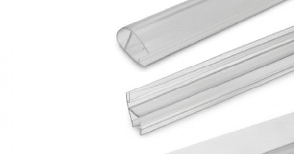 Seal 7 - 900 mm Glass Shower Door Rubber Seal Strip Gap 5 mm