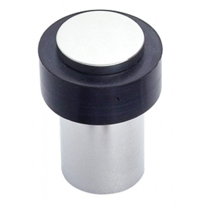 Door Stopper 30mm Dia x 40mm High Brushed Stainless