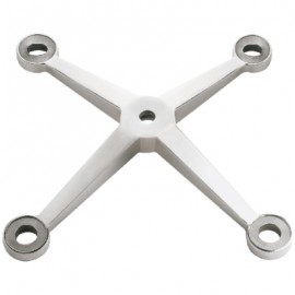 304 SS Four Way Spider Bracket With Glass Bolts