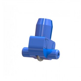 Wheel Holder120 deg light Blue (Plastic Axle) 1-1.5mm Glass