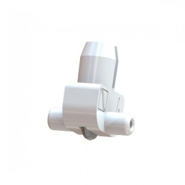 Wheel Holder 135 deg White (Plastic Axle) 3-4mm Glass