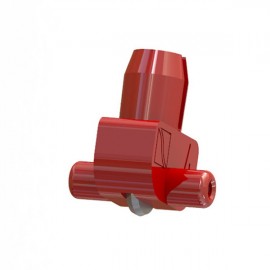 Wheel Holder 155 deg Red (Plastic Axle) 8-15mm Glass