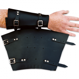 Leather Wrist Protectors With Buckles
