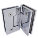 Shannon SQ Range - 90 Degree Glass To Glass Hinge - PC