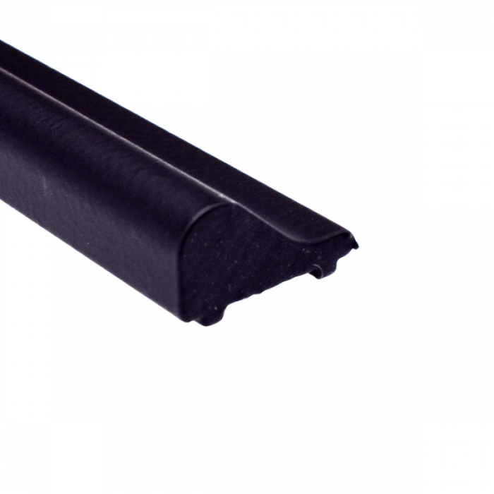 Shower Door Threshold - Matt Black 2490mm