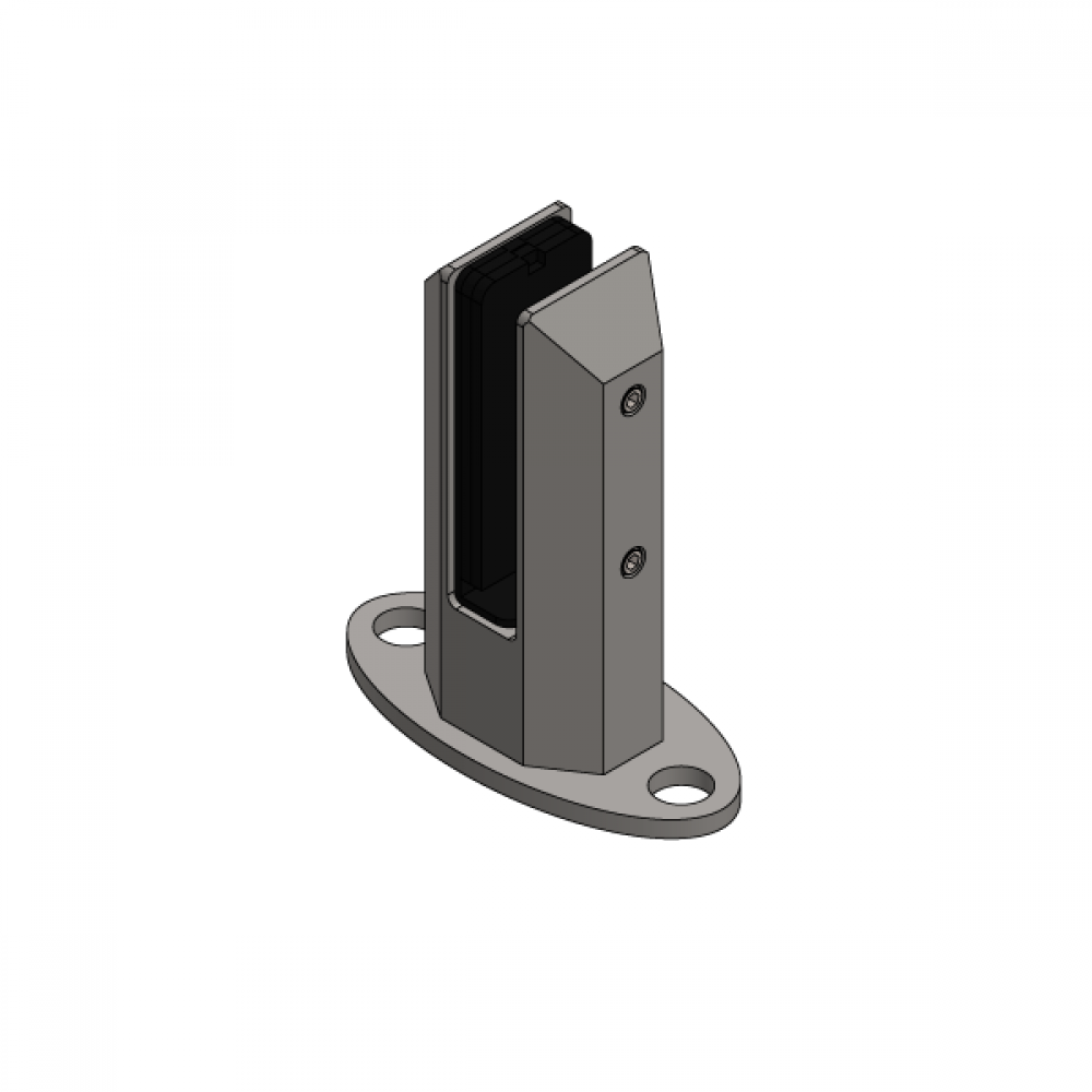 Square Type Glass Spigot - 10-21.52mm - With Cover