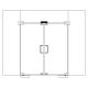 Double Overpanel Strike Box - Satin Stainless