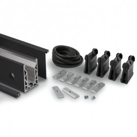 Crystal View 3 Metre Side Mounted Kit For 13.52mm - Black