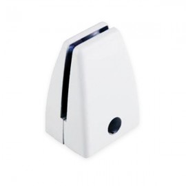 Top Fix Desk Partition Clamp - 4-12mm Thick Panel - White