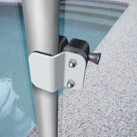 Lockable Glass Gate Magnetic Latch - 8-10mm Thick Glass
