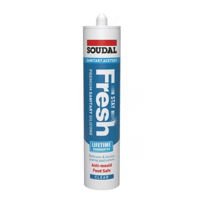Soudal Stay Fresh Anti Mould Silicone - Clear