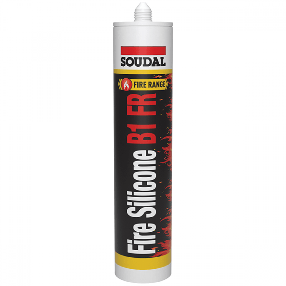 Soudal B1 Fire Rated Silicone - White
