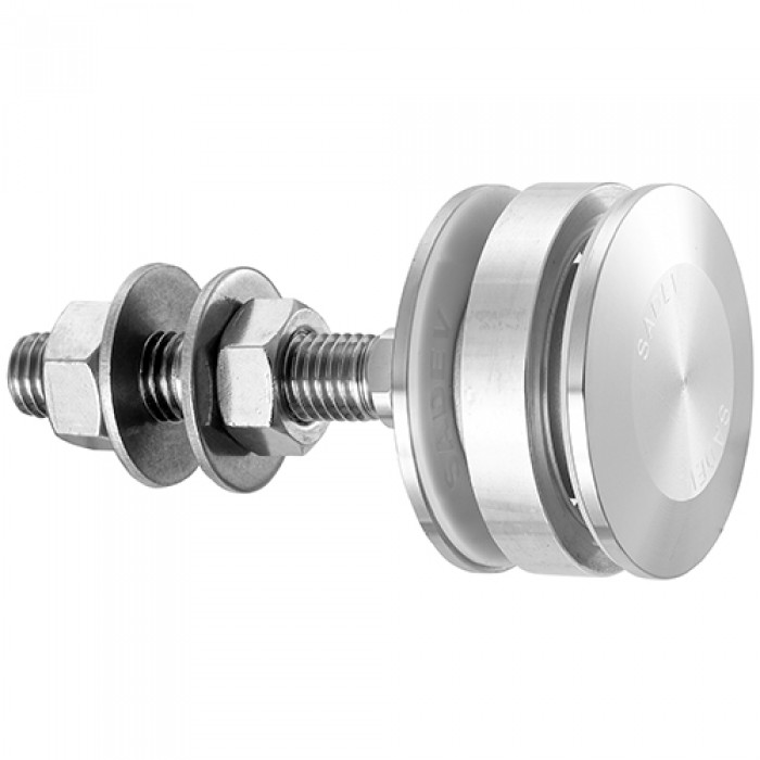 Flat Head UV Articulated Bolt For Variable Thickness Glass