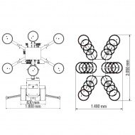 625kg Capacity Outdoor Glazing Robot With Highlifter