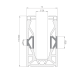 Crystal View 3 Metre Side Mounted Kit For 19mm Glass