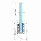 Crystal View 3 Metre Side Mounted Kit For 13.5mm Glass