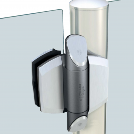 Glass Gate Hinge - 8-10mm Thick Glass - 25kg Max