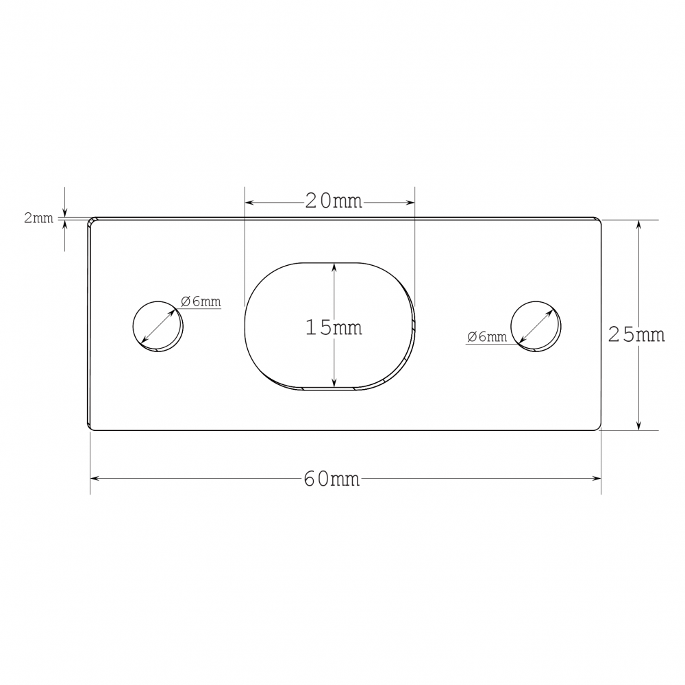 Wall Receiver (Keeper Plate) - SSS