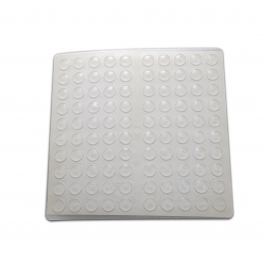 8mm Clear Silicone Buffers - Sphere - 500 Per Card