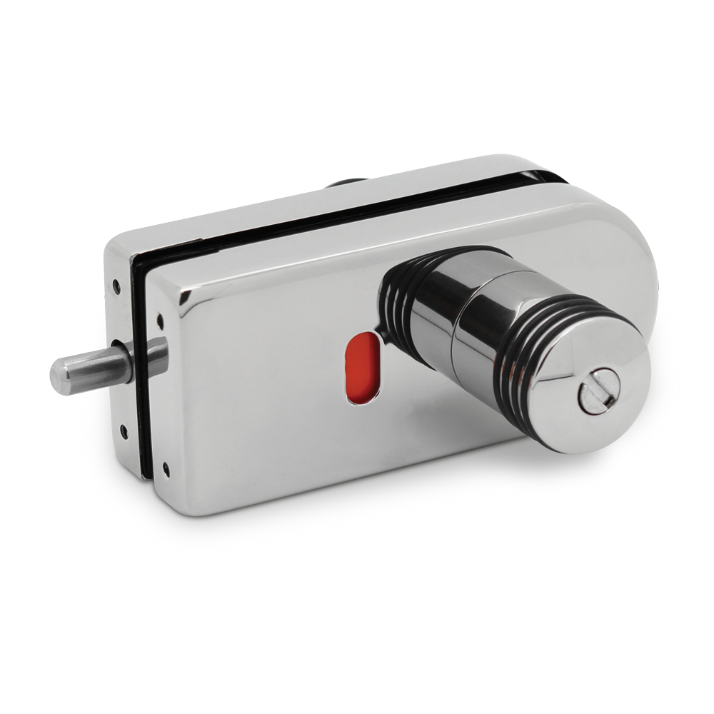 Indicator Lock - Double Action - Satin Stainless