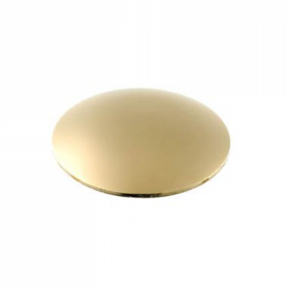 25mm - Mushroom Coverheads Polished Brass