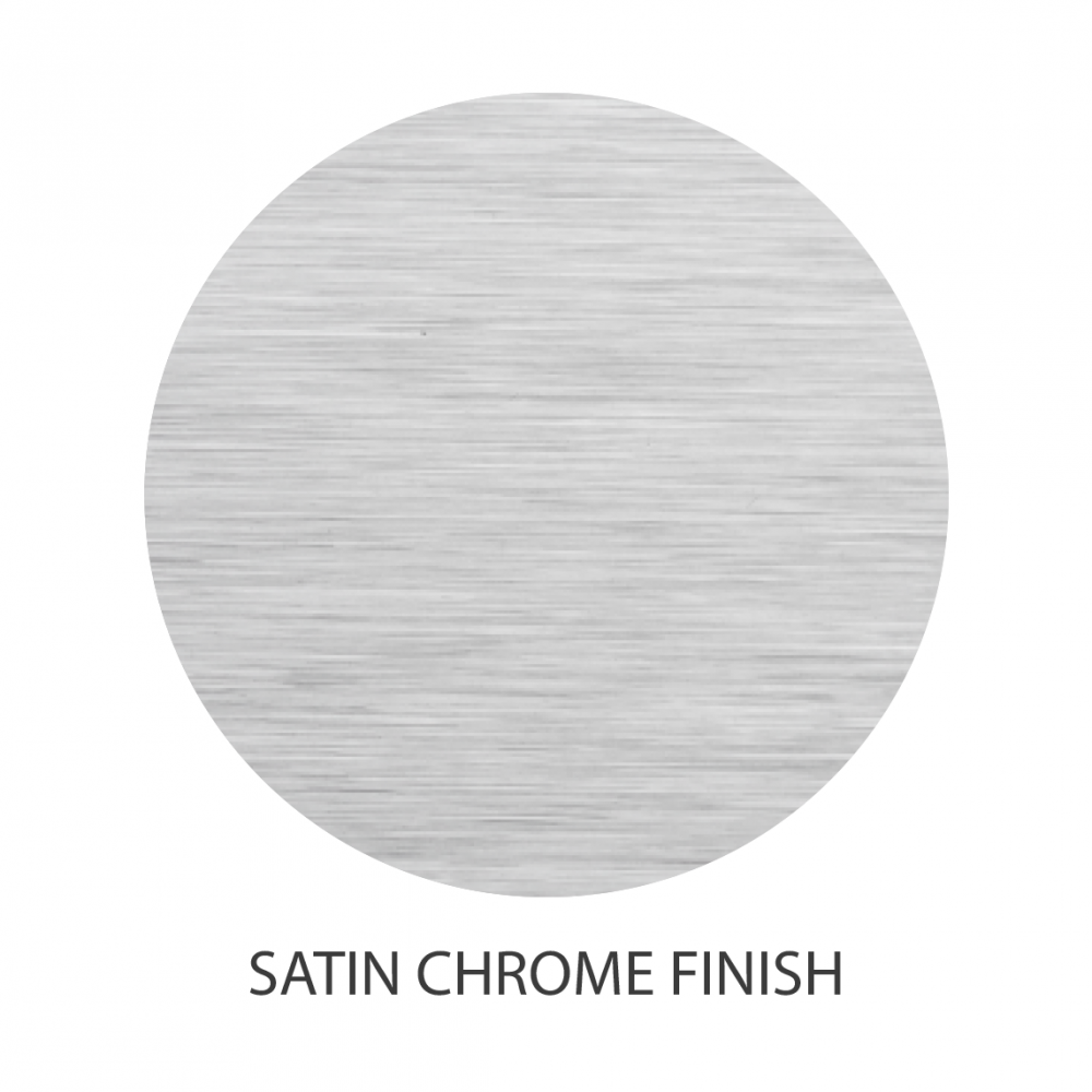 Shannon SQ Range - Wall To Glass Hinge -- Satin Chrome
