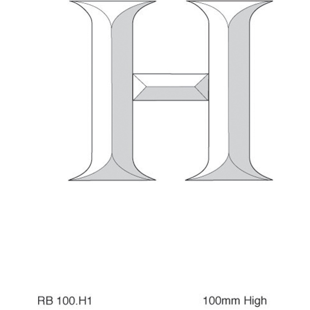 100mm High Bevelled H