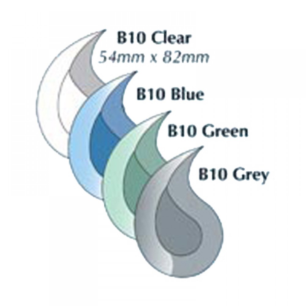 Blue Designer Bevel 54mm x 82mm