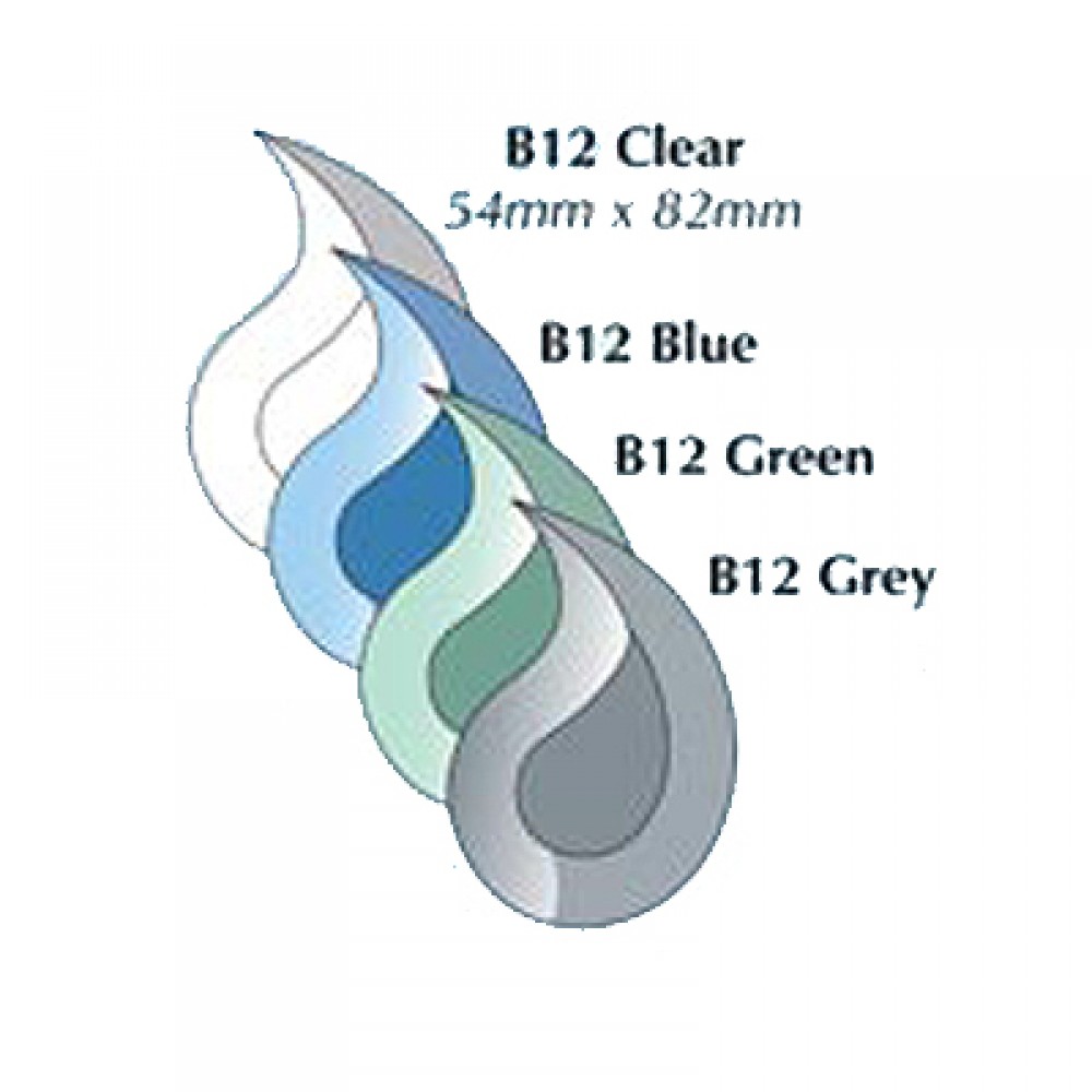 Blue Designer Bevel 54mm x 82mm