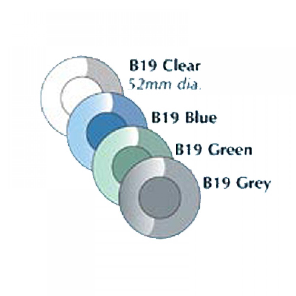 Blue Designer Bevel 52mm Diam