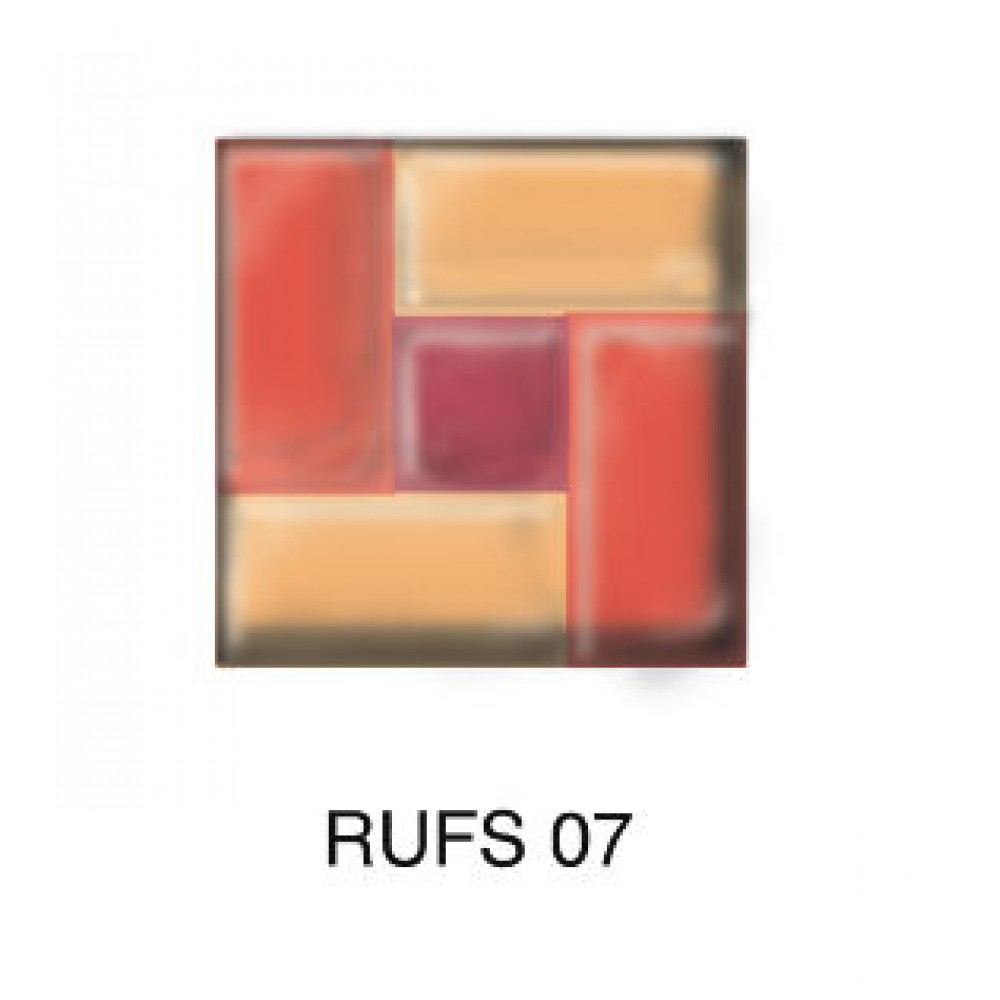 Square 60x60mm Red/Orange/Amber