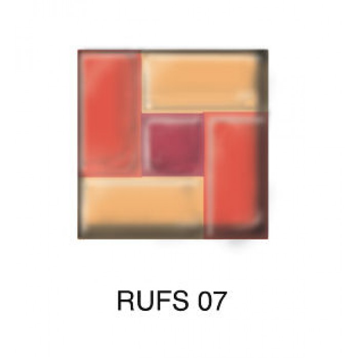 Square 60x60mm Red/Orange/Amber