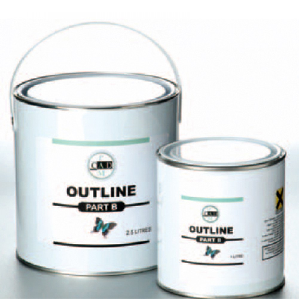 Pewter Outline Resin 2.5 Litres Part B