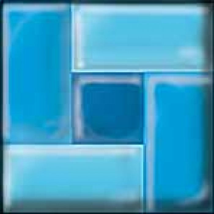 Square  60x60mm Dark/Mid/Sky Blue
