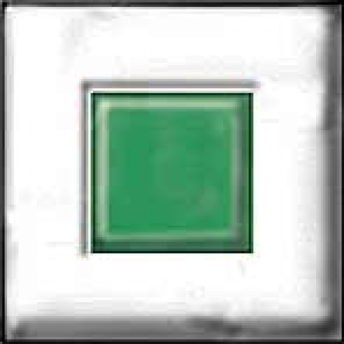 Square 40x40mm Dark Green on Clear